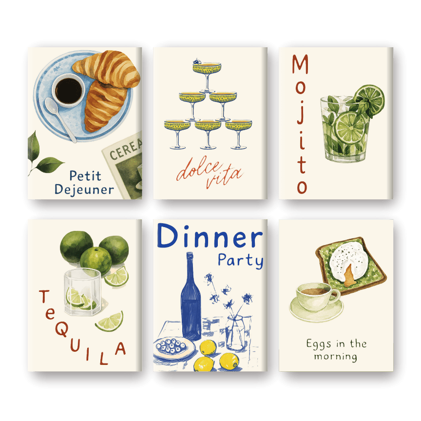 Food & Drink Feast Mini Set - Paint by Numbers Kit
