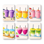 Frosty Fruit Smoothie Set - Paint by Numbers Kit