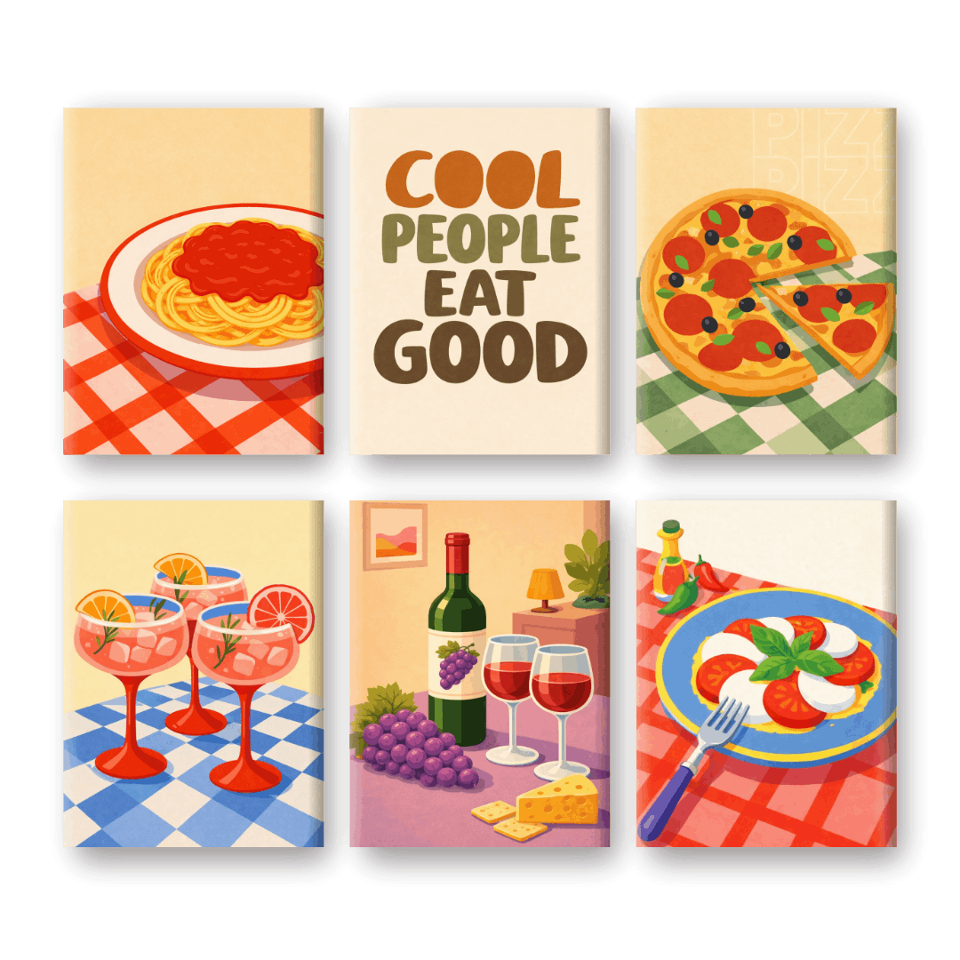 Gourmet Delights Mini Set - Paint by Numbers Kit