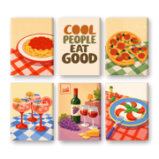Gourmet Delights Mini Set - Paint by Numbers Kit