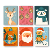 Festive Cheer: Holiday Mini Collection - Paint by Numbers Kit