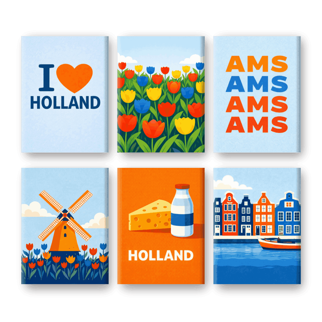 Holland Happiness Mini Collection - Paint by Numbers Kit