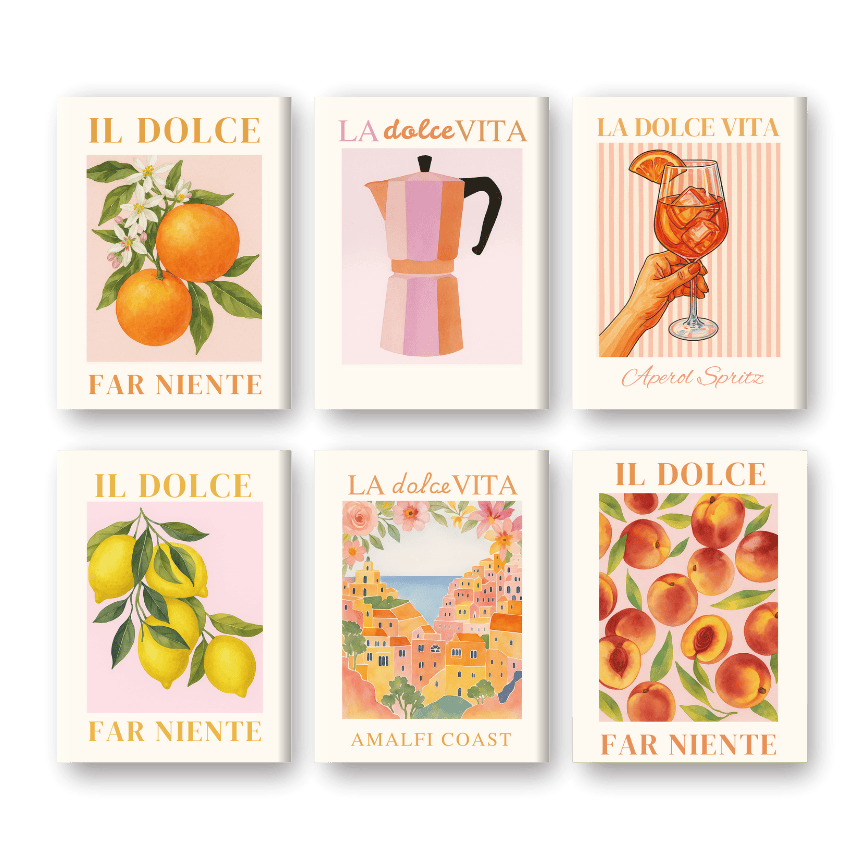 La Dolce Vita: Italian Mini Art - Paint by Numbers Kit