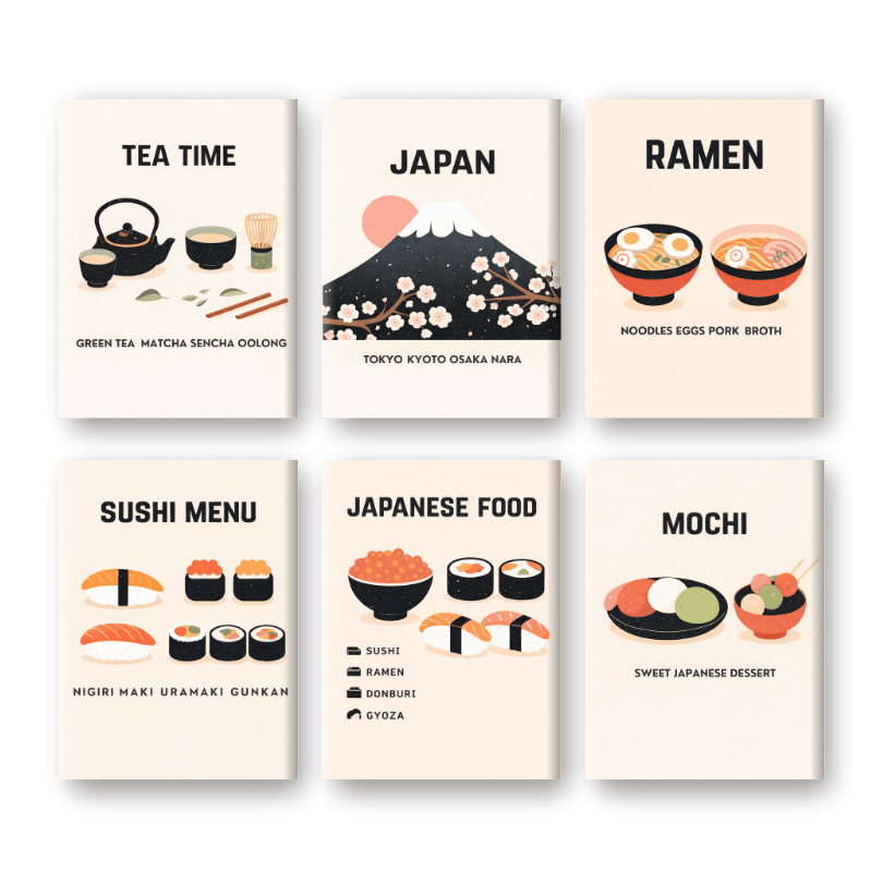 Delicious Japan Feast - Paint by Numbers Kit