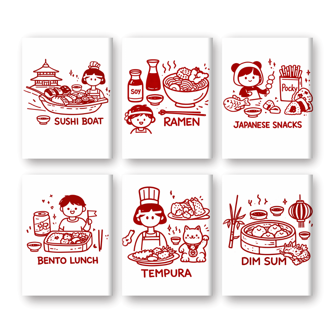 Kawaii Japanese Snacks - Paint by Numbers Kit