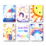 Rainbow Dreams Mini Paintings - Paint by Numbers Kit