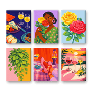Elegant Sips and Blooms Mini Set - Paint by Numbers Kit
