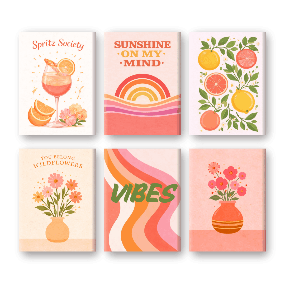 Summer Blooms & Refreshing Vibes - Paint by Numbers Kit