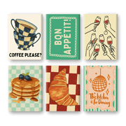 Kitchen Delights | Mini Paintings Set - Paint by Numbers Kit