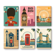 London Landmarks: Mini Painting Collection - Paint by Numbers Kit