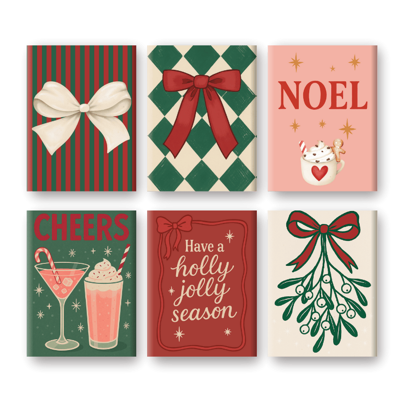Festive Christmas Scenes - Paint by Numbers Kit
