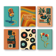 Groovy Music Vibes Mini Set - Paint by Numbers Kit