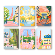 Parisian Charm Mini Collection - Paint by Numbers Kit