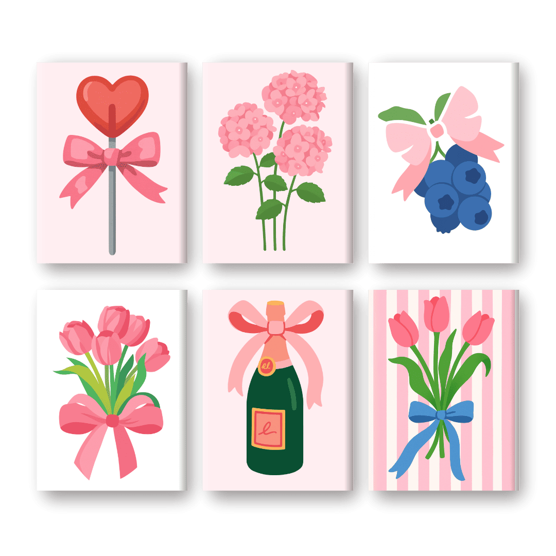 Pink Dreams Mini Paintings - Paint by Numbers Kit