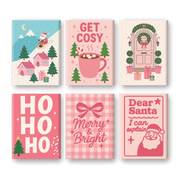 Pink Christmas Joy Mini Set - Paint by Numbers Kit