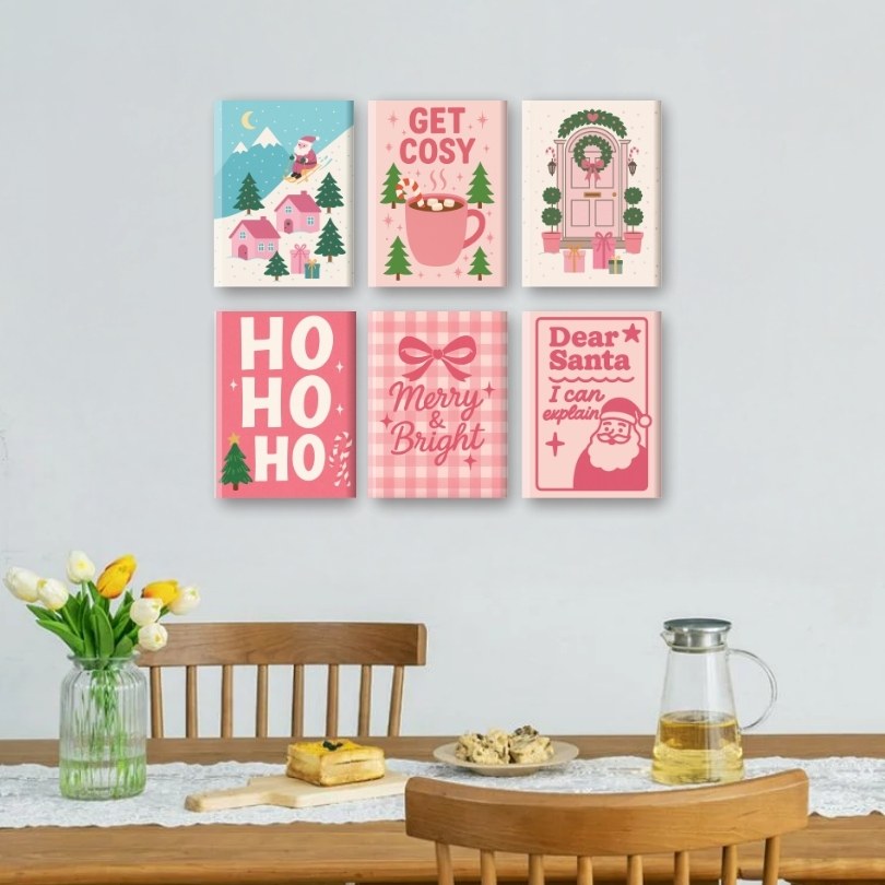 Pink Christmas Joy Mini Set - Detail 2