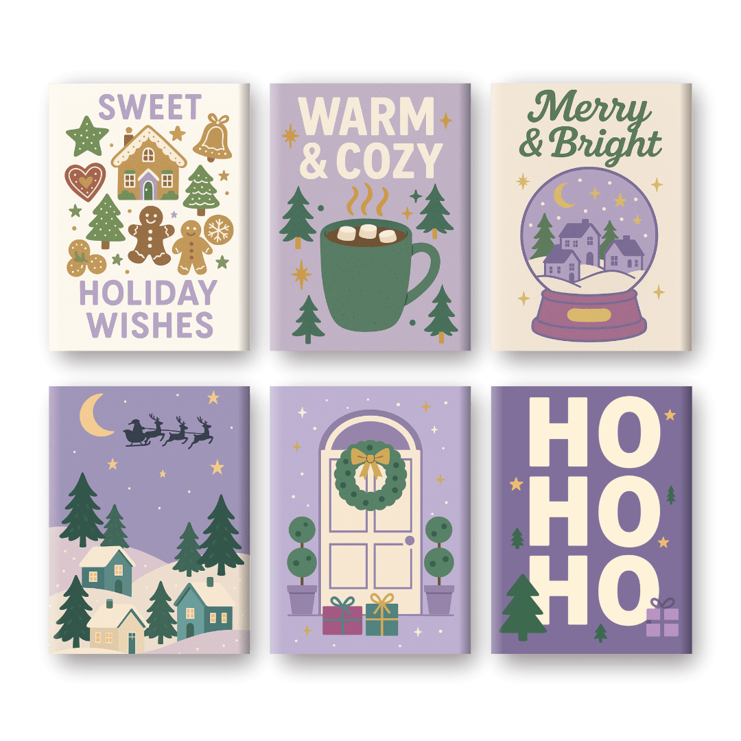 Festive Mini Christmas Wonders - Paint by Numbers Kit