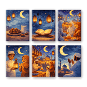 Ramadan Evenings Mini Art Set - Paint by Numbers Kit