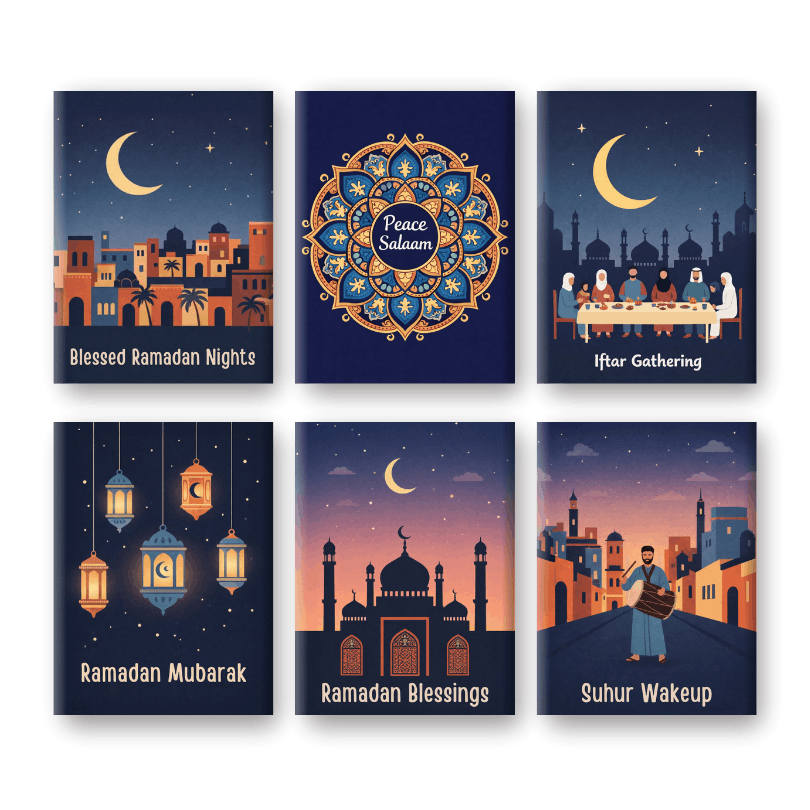 Ramadan Moments Mini Art Set - Paint by Numbers Kit