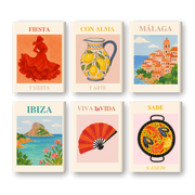 Spanish Sunshine Mini Paintings - Paint by Numbers Kit