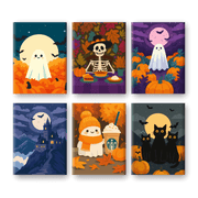 Spooky Autumn Adventure - Paint by Numbers Kit
