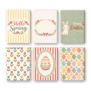 6 Mini Paintings - Springtime Joy & Easter - Paint by Numbers Kit