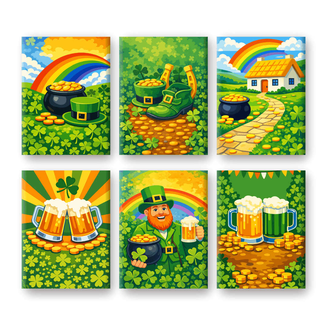 Lucky Charms Mini Set - Paint by Numbers Kit