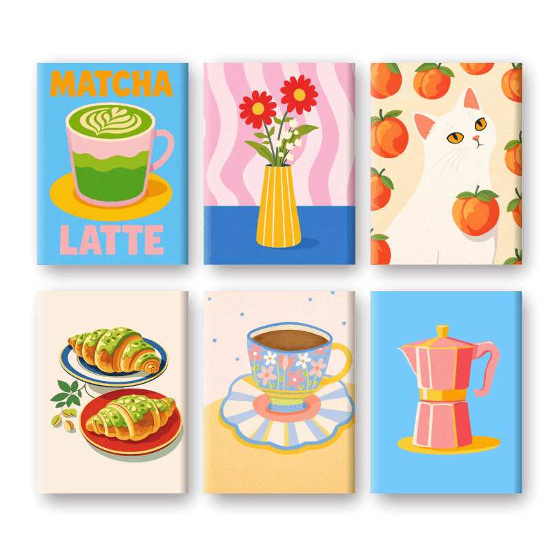 Sweet Days Mini Collection - Paint by Numbers Kit