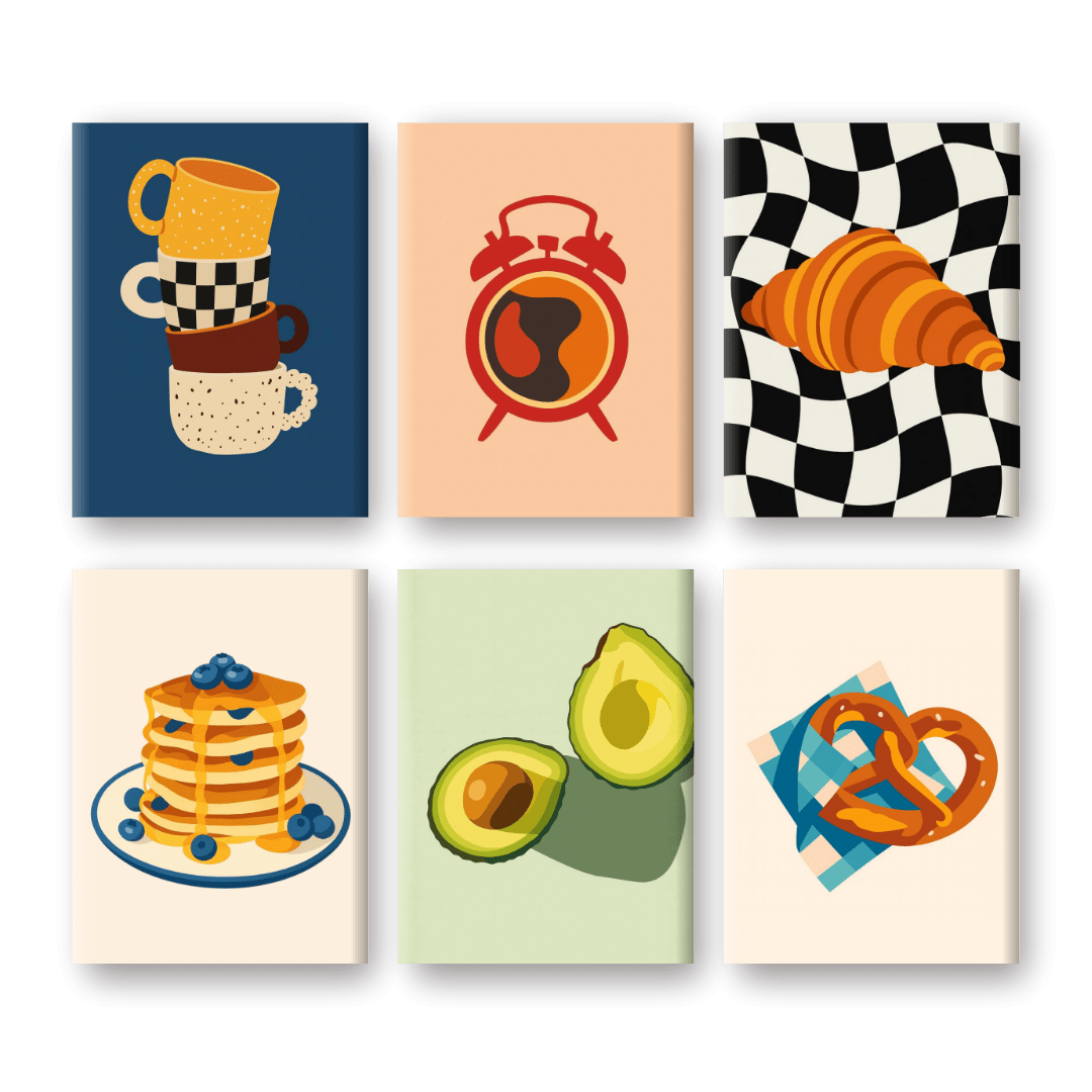 Morning Tastes: Tasty Breakfast Set - Paint by Numbers Kit