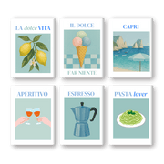 Taste of Italy: Mini Art Collection - Paint by Numbers Kit