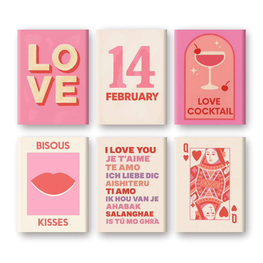 Love in Bloom Valentine Set - Paint by Numbers Kit