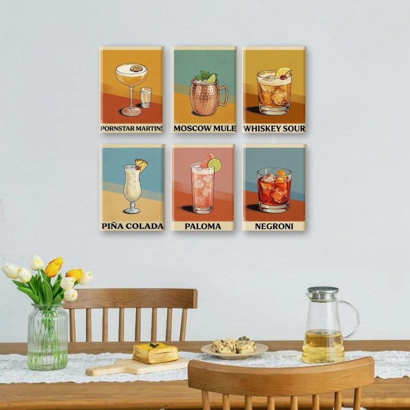 Vintage Cocktail Vibes | Paint by Number - Detail 2