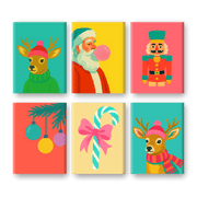 Vivid Holiday Cheer Set - Paint by Numbers Kit
