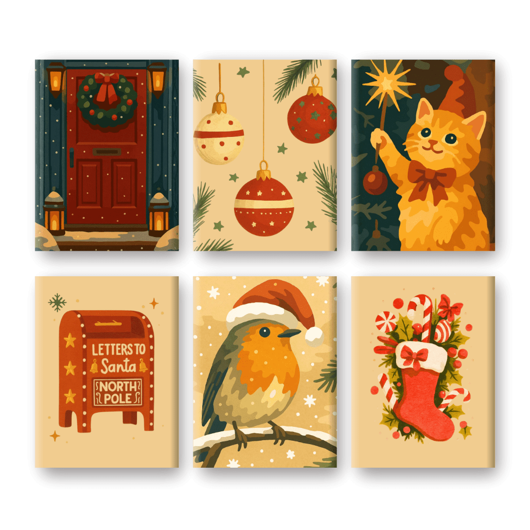 Winter Comforts: Cozy Scene Set - Paint by Numbers Kit