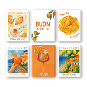 Italian Delights Mini Art Collection - Paint by Numbers Kit