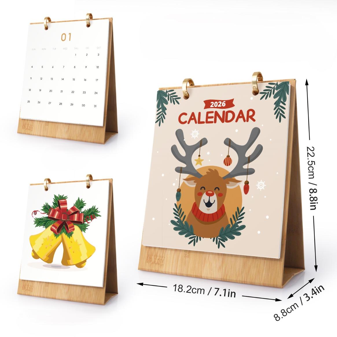 2026 Holiday Desk Calendar - Detail 3
