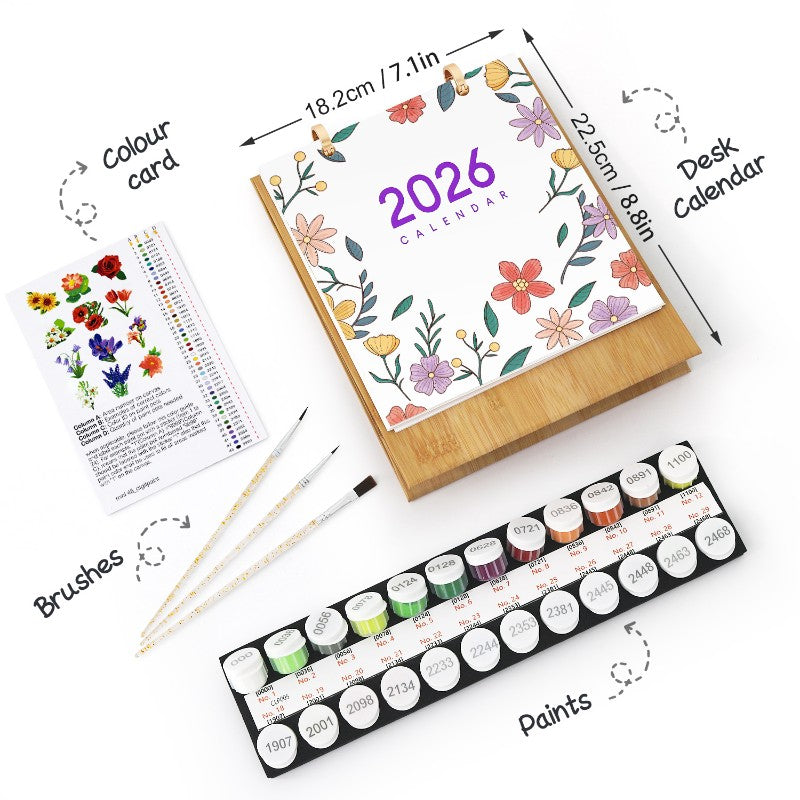 Flowers & Nature Desk Calendar 2026 - Detail 3
