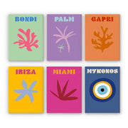 Coastal Vibes Mini Paintings Set - Paint by Numbers Kit