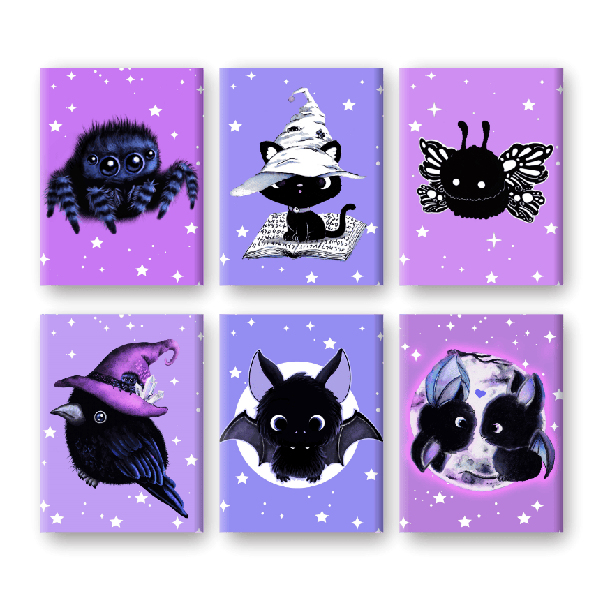 Gothic Charm Mini Art Collection - Paint by Numbers Kit