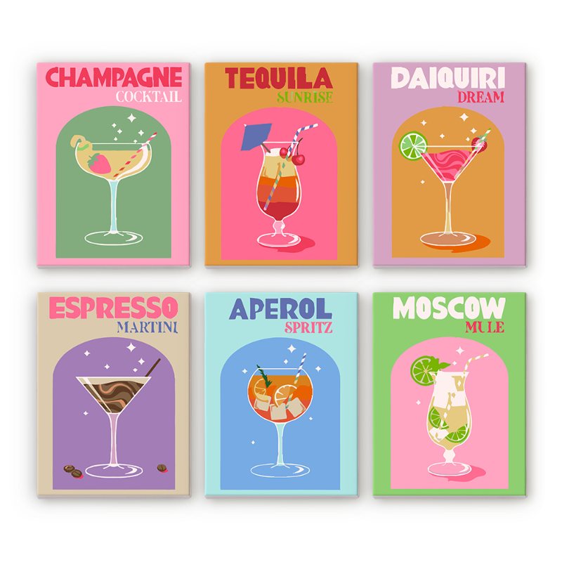 Girls’ Night Sip & Shine - Paint by Numbers Kit
