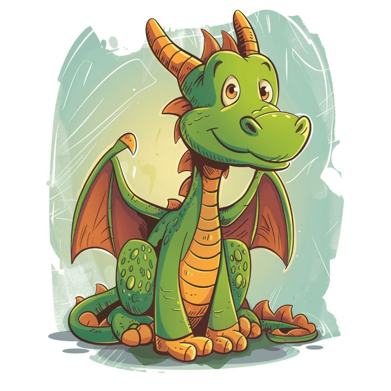 Green Dragon Fantasy - Paint by Numbers Kit