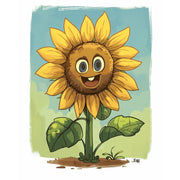 Happy Sunflower Glow - Paint by Numbers Kit