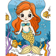 Mermaid’s Dreamscape - Paint by Numbers Kit
