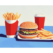 Quick Bite Delight - Paint by Numbers Kit
