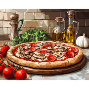 Italian Pizza Paradise - Paint by Numbers Kit