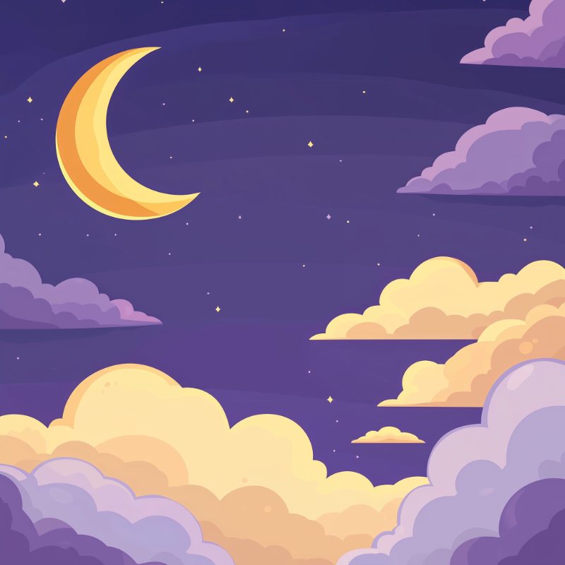 Evening Sky Mini - Purple Dusk - Paint by Numbers Kit