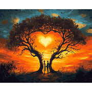 Love’s Blossom Scene - Paint by Numbers Kit