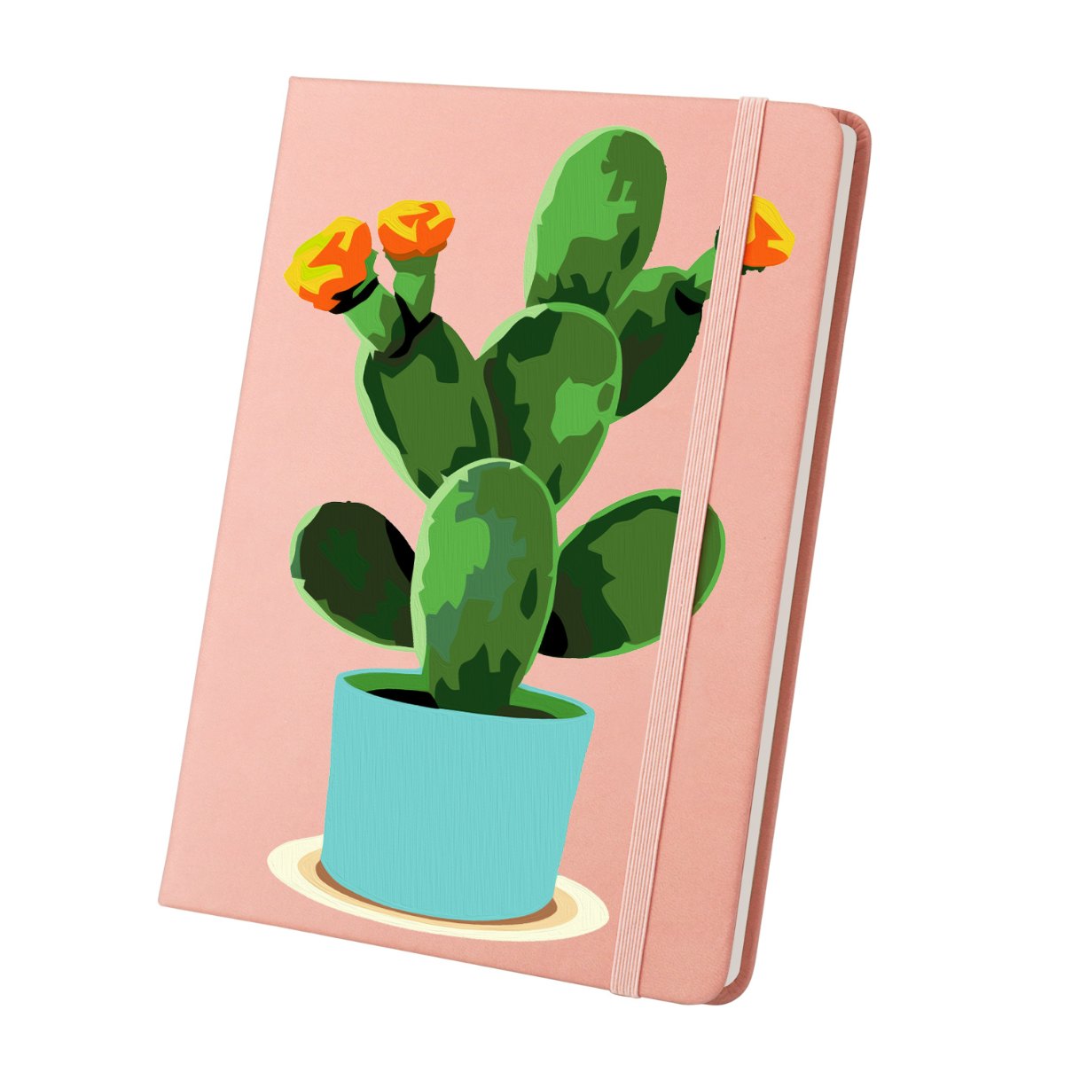 Cactus Bliss: Paint by Numbers Notebook - Detail 2