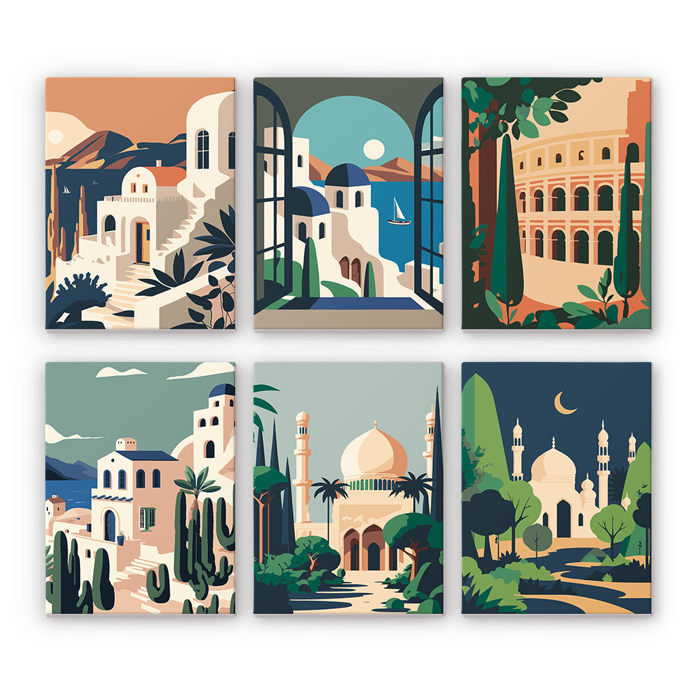 Mini Scenic Serenity - Paint by Numbers Kit
