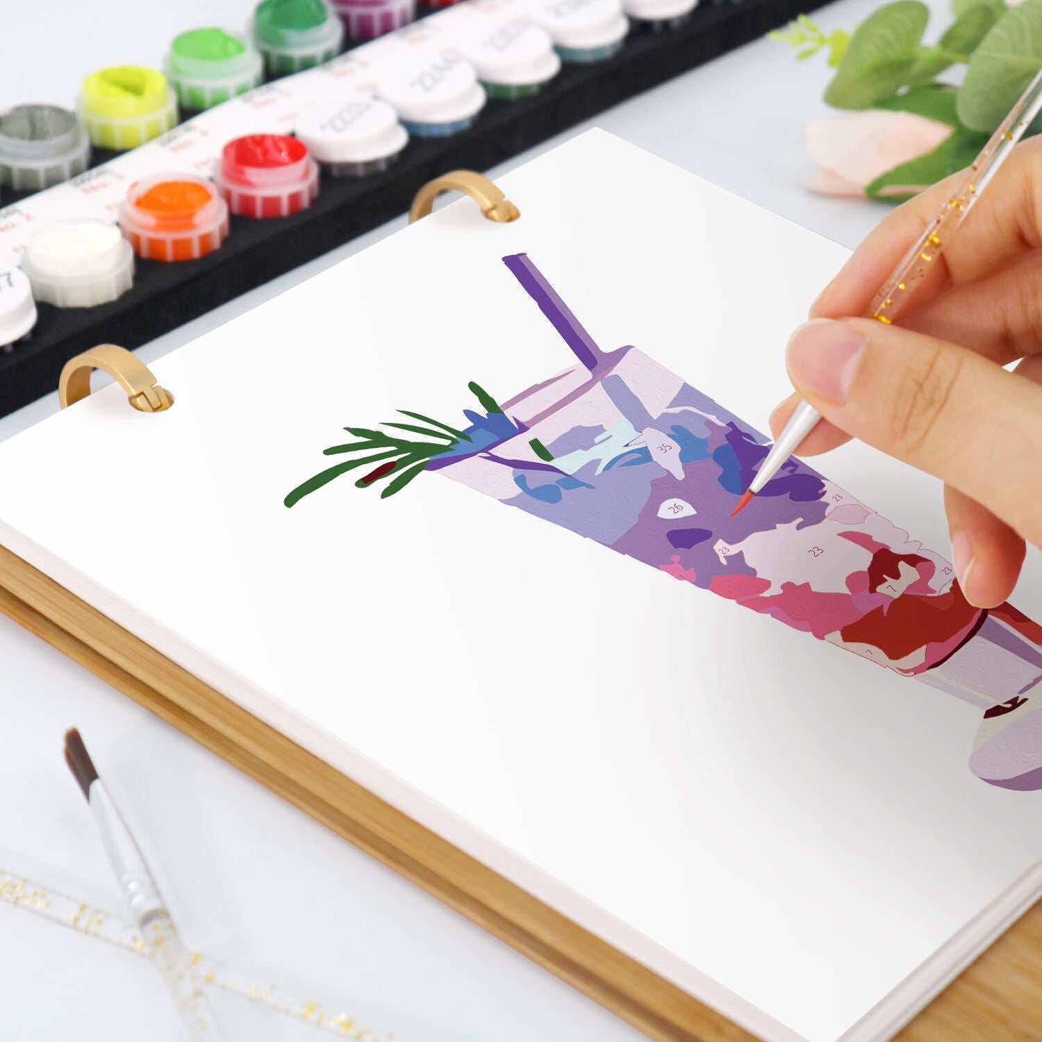 Colorful Cocktail Scenes Calendar 2026 - Detail 10